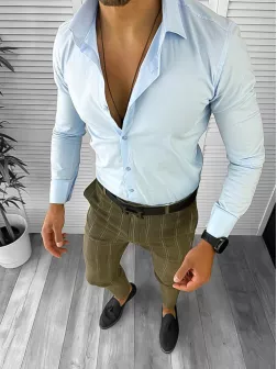 Tinuta barbati smart casual Pantaloni + Camasa 12656 E